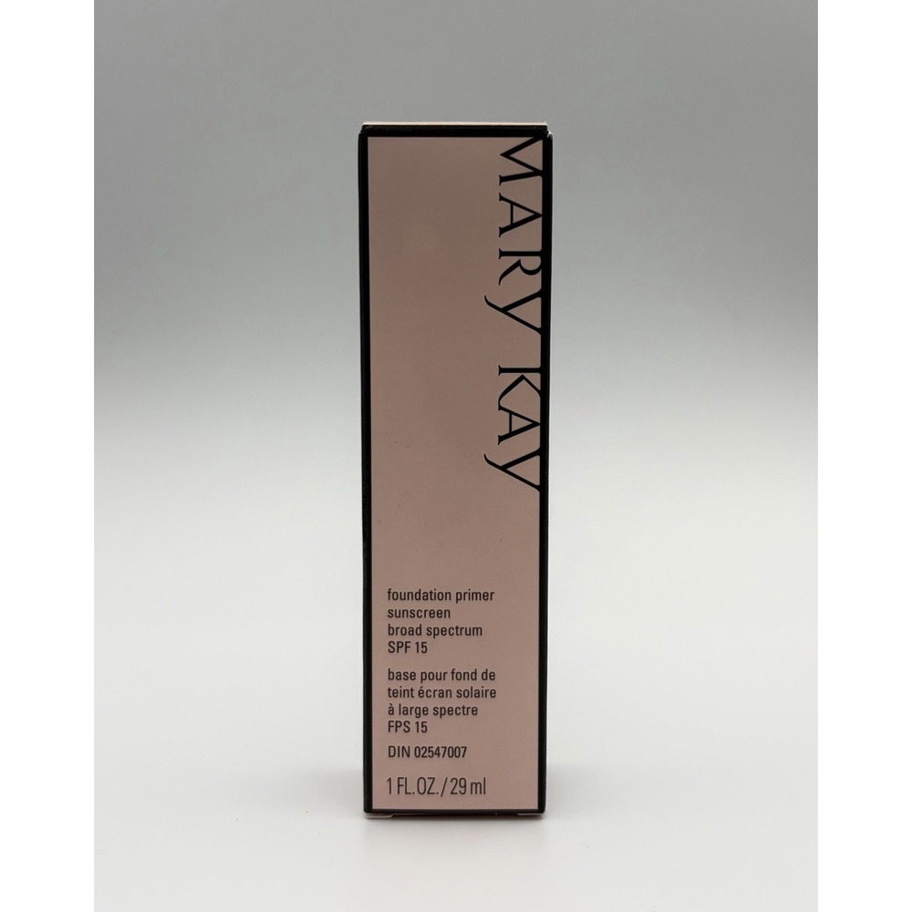 Mary Kay Foundation Primer Sunscreen Broad Spectrum SPF 15 NIB 1oz Exp 03/2028
